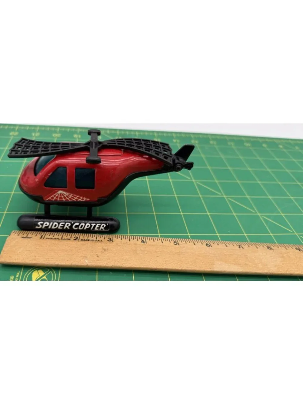 1980 Vtg The Amazing Spider-Man Red Spider Copter Buddy L Corp